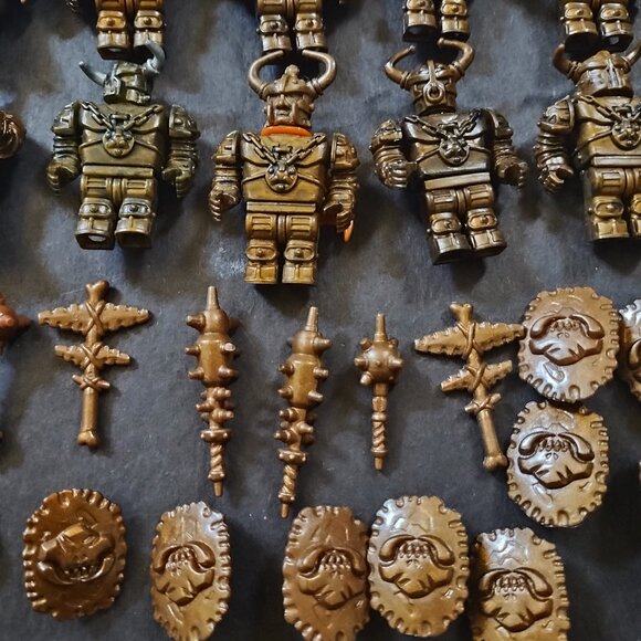 Mega Bloks Dragons Krystal Wars Mini Figures Knights, Orc LOT - Picture 2 of 4